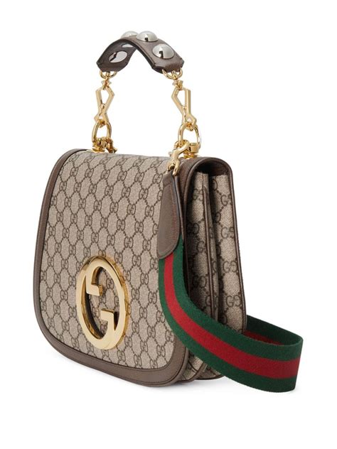 borsa blondie gucci|Gucci medium blondie top handle bag.